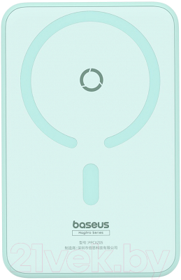 Портативное зарядное устройство Baseus MagPro Magnetic Bracket 5000mAh / 663200554D (мятно-зеленый)
