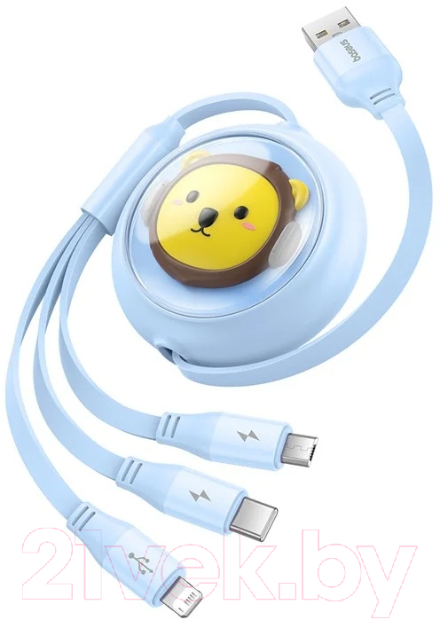 Кабель Baseus USB to Micro USB+Type-C+iP CB000063 / 662802585C