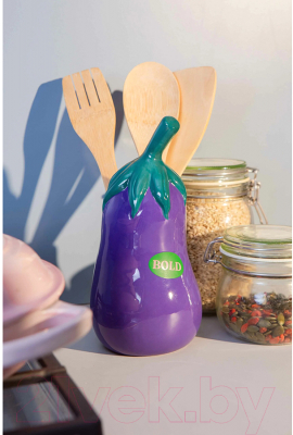Подставка для кухонных приборов Doiy Eggplant / DYUPOFMEG