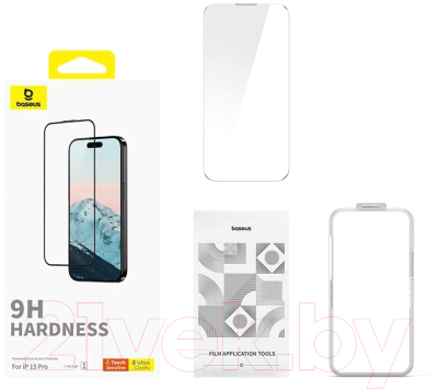 Защитное стекло для телефона Baseus Diamond для iPhone 15 Pro / 660408392A