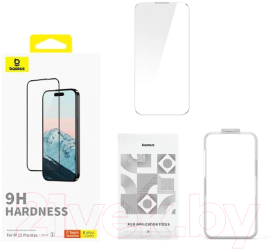 Защитное стекло для телефона Baseus Diamond для iPhone 15 Pro Max / 660408390A
