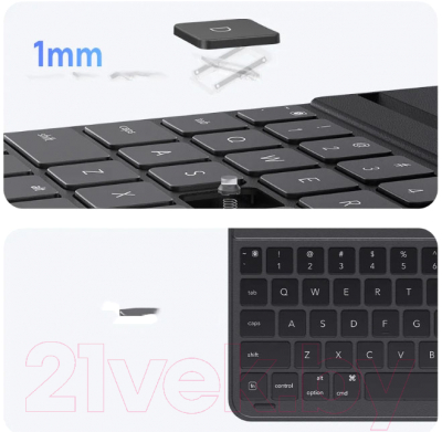 Чехол с клавиатурой для планшета Baseus Brilliance Для iPad Pro 12.9" / 661500765A (черный)