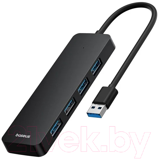 USB-хаб Baseus UltraJoy Series 4-Port HUB Lite Adapter USB-A to 4 USB 3.0