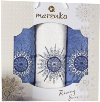 Набор полотенец Merzuka Rising Sun / 11010 (3шт, в коробке, темно-голубой) - 