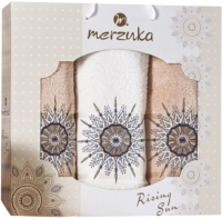 Набор полотенец Merzuka Rising Sun / 11010 (3шт, в коробке, песочный) - 