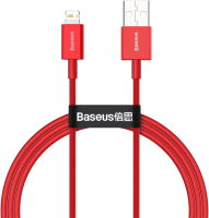 Кабель Baseus Superior USB to iP / 662800772C (1м, красный) - 