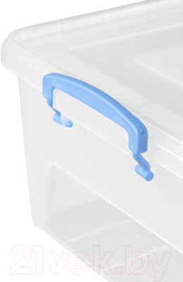 Набор пластиковой посуды Optimplast Люкс Т32700 (22пр, нежно-голубой)