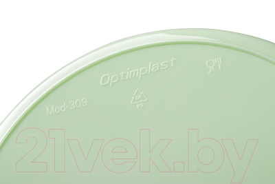Набор пластиковой посуды Optimplast Люкс №2 Т33000 (23пр, фисташковый)