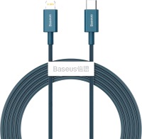 Кабель Baseus Superior Type-C to iP / 662800775D (1м, синий) - 
