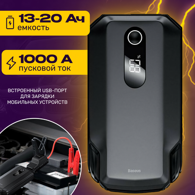 Пусковое устройство Baseus Super Energy 20000mAh 2000A / 673900005A