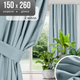Штора Mio Tesoro Canvas 150х260 (джинсовый) - 