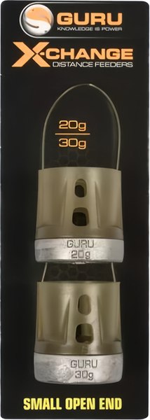 Кормушка рыболовная Guru X-Change Distance Feeder Solid Small 20г+30г / GAD07