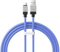 Кабель Baseus CoolPlay Series USB to Type-C / 662802352C (1м, синий) - 