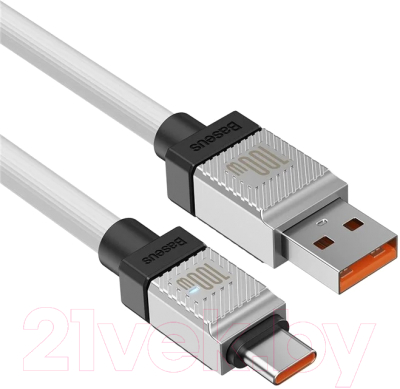 Кабель Baseus CoolPlay Series 662802352C USB to Type-C / 662802353B (2м, белый)