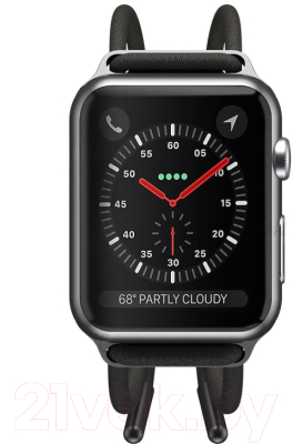 Ремешок для умных часов Baseus Let's Go для Apple Watch / 080800114A (черный)