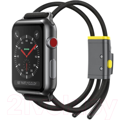 Ремешок для умных часов Baseus Let's Go для Apple Watch / 080800114A (черный)