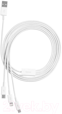 Кабель Baseus Superior Series 1m 3-in-1 Charging Cable USB to Micro/iP/Type-C (1м)