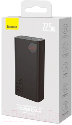 Портативное зарядное устройство Baseus Adaman 40000mAh 22.5W / 663200389A (черный)