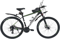 Велосипед GreenLand Vincent 29 (19, черный/зеленый) - 