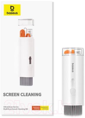 Набор для чистки электроники Baseus UltraClean Series Multifunctional Cleaning Kit / 080800914A (белый)
