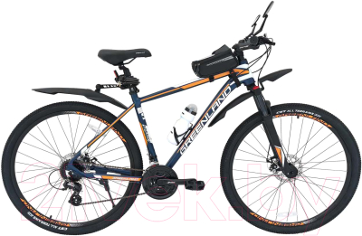 Велосипед GreenLand Legend 29 (19, синий/оранжевый)
