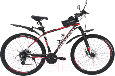 Велосипед GreenLand Legend 29 (19, черный/красный)
