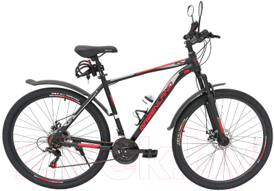Велосипед GreenLand Scorpion 29 (21, черный/красный)