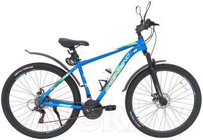Велосипед GreenLand Mercury 29 (21, синий/зеленый)
