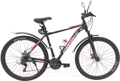 Велосипед GreenLand Mercury 29 (21, черный/красный)