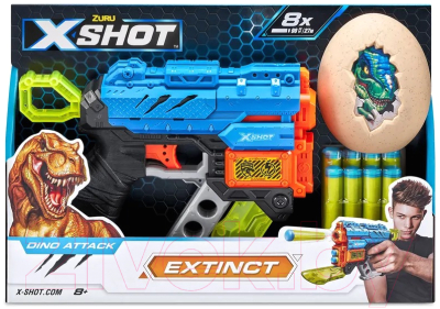 Бластер игрушечный Zuru X-Shot Dino Attack Extinct / 4870