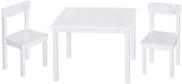 Комплект мебели с детским столом Roba Little Stars / 450017D190 (белый) - 