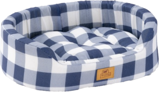 Лежанка для животных Ferplast Dandy 55 Cotone / 82942083 (синяя клетка)