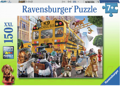 Пазл Ravensburger Школа животных / 12974 (150эл)