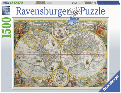 Пазл Ravensburger Историческая карта / 16381 (1500эл)