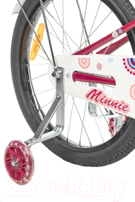 Детский велосипед Nialanti Minnie 16 2024 (фиолетовый, разобранный, в коробке)