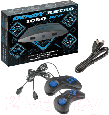 Игровая приставка Dendy Retro 1050игр