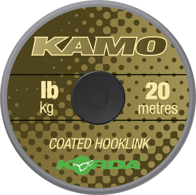 Поводок рыболовный Korda Kamo Coated Hooklink 15lb / KKB15 -