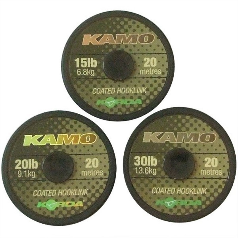 Поводок рыболовный Korda Kamo Coated Hooklink 30lb / KKB30 — фото 2
