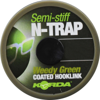Поводок рыболовный Korda N-Trap Semi-stiff 15lb Weedy Green / KNT04 - 