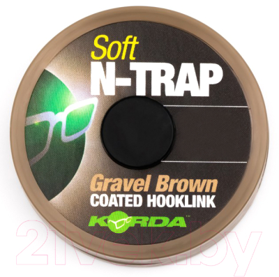 Поводок рыболовный Korda N-Trap Soft Gravel 15lb 20м / KNT10