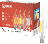 Набор ламп INhome LED-Свеча на ветру-deco / 4690612053455 (4шт) - 