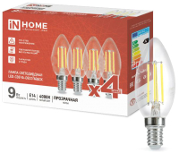 Набор ламп INhome LED-Свеча-deco / 4690612052557 (4шт) - 