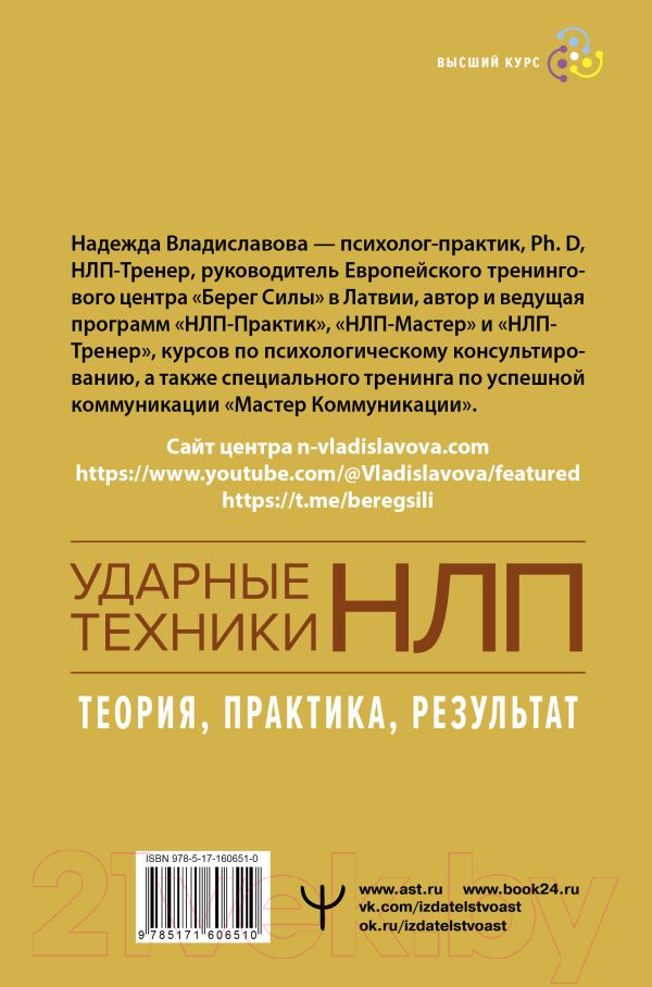 Нехудожественная книга АСТ НЛП. Ударные техники НЛП. Теория, практика, результат (Владиславова Н.) — фото 3