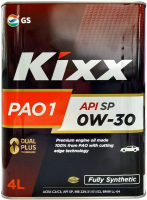 Моторное масло Kixx PAO 1 SP C2/C3 0W30 / L202044TE1 (4л) - 