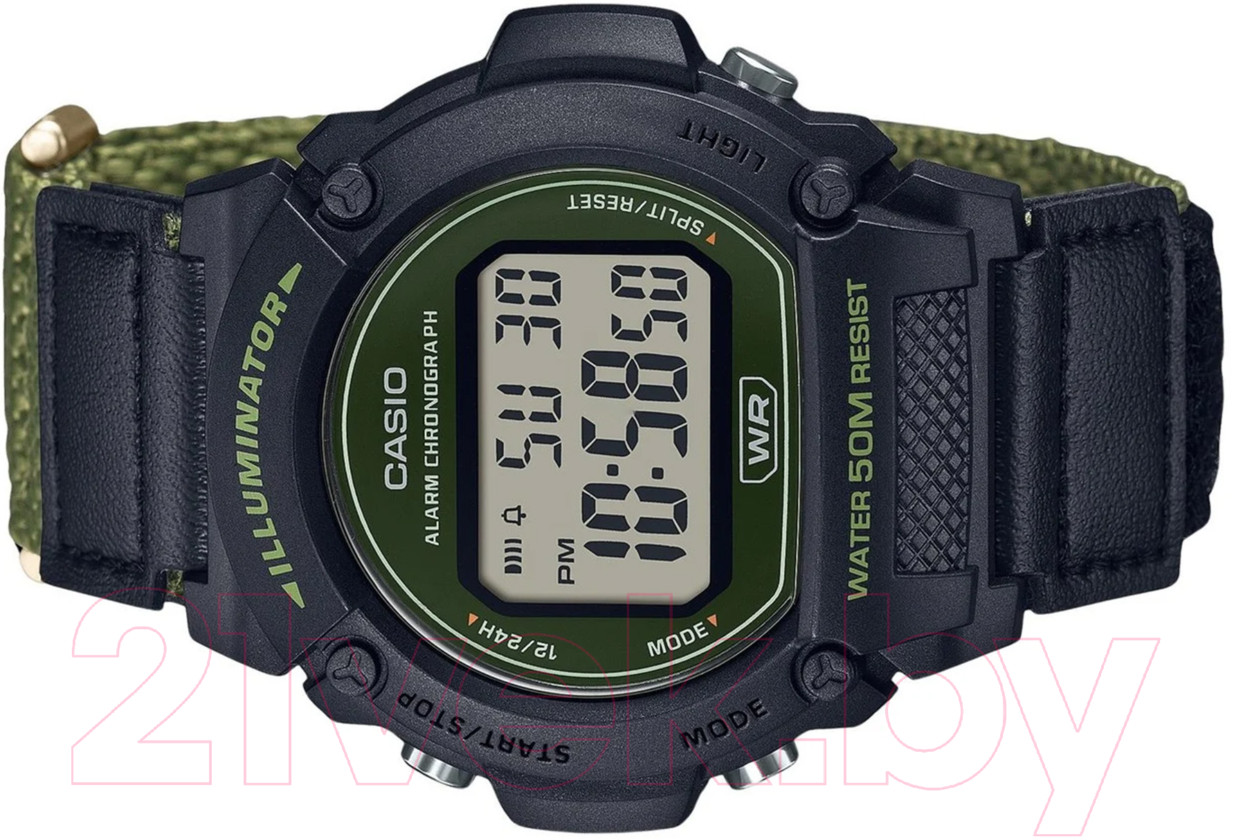 Часы наручные мужские Casio W-219HB-3A — фото 2