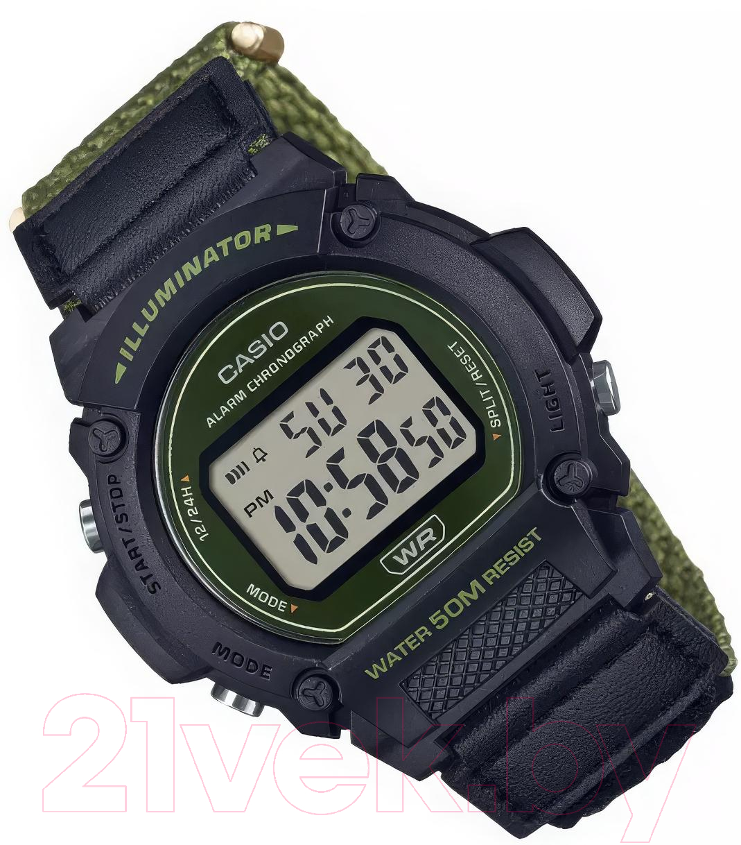 Часы наручные мужские Casio W-219HB-3A — фото 3