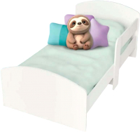 Односпальная кровать детская Mega Toys 93001_ЛДСП  - 