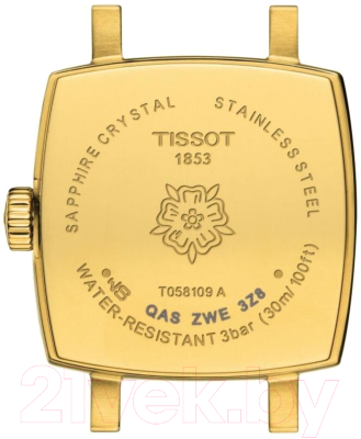 Часы наручные женские Tissot T058.109.36.031.03