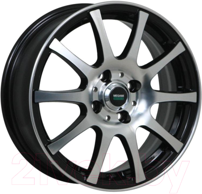 Литой диск Megami MGM-2 15x6" 5x100мм DIA 57.1мм ET 38мм BKF