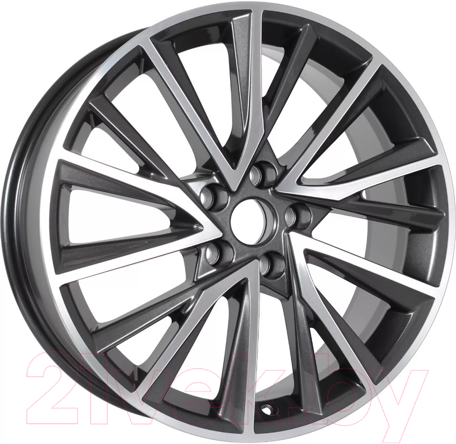 Литой диск SKAD Premium КР010 Kodiaq 18x7.5" 5x112мм DIA 57.1мм ET 40мм (Diamond Gloss Graphite)